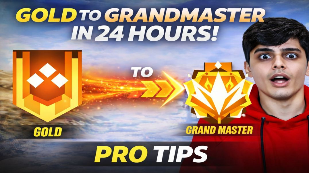 ⁣24 घंटे में Grandmaster? 😱 Free Fire Top 5 Secret Tricks