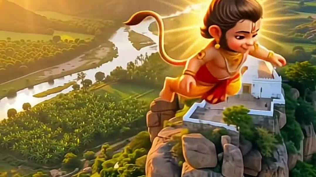 ⁣स्वर्ग की अप्सरा बंदरिया क्यों बनी? हनुमान जी के जन्म का