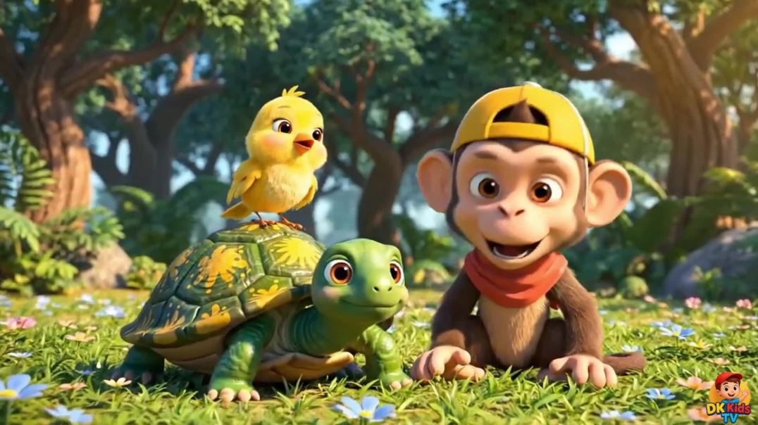 🐒🚜 Monkey Drives Tractor to Dig a Fish Pond &amp;amp; Faces a Ferocious Crocodile