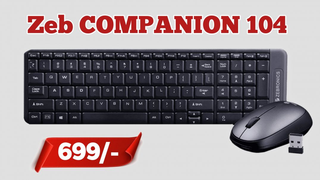 ⁣ZEBRONICS COMPANION 104 UNBOXING & REVIEW #keyboard #mouse #keyboardmouse