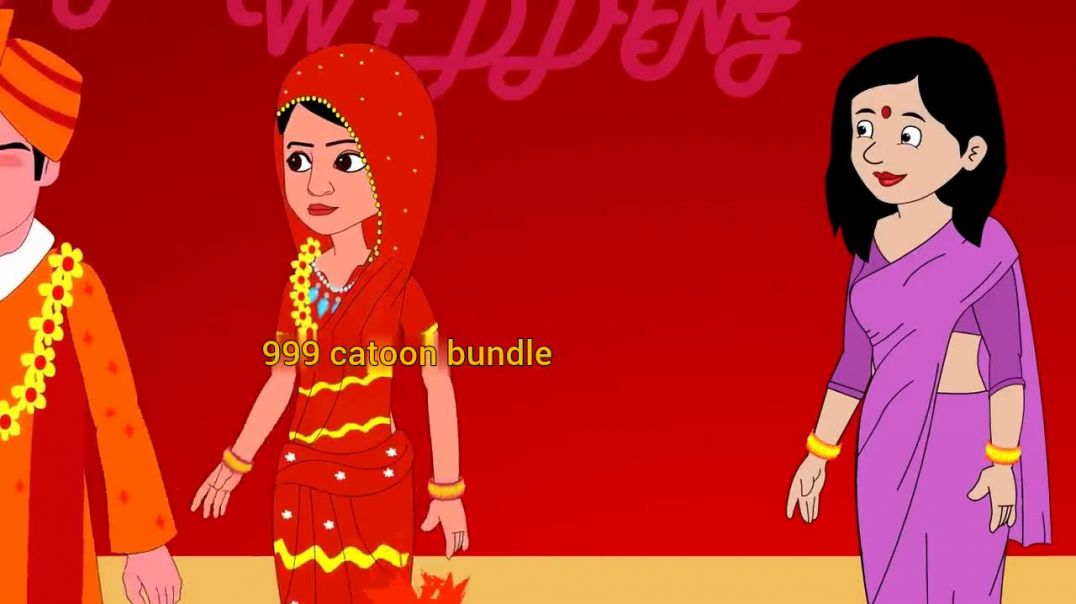 ⁣badi bahu ki chalaki hindi ! moral story! cartoon video