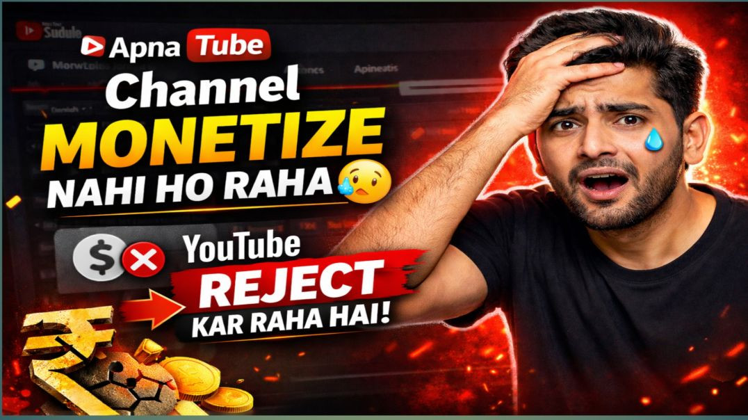 ⁣Aapna tube channel monetize nhi karega 🥹