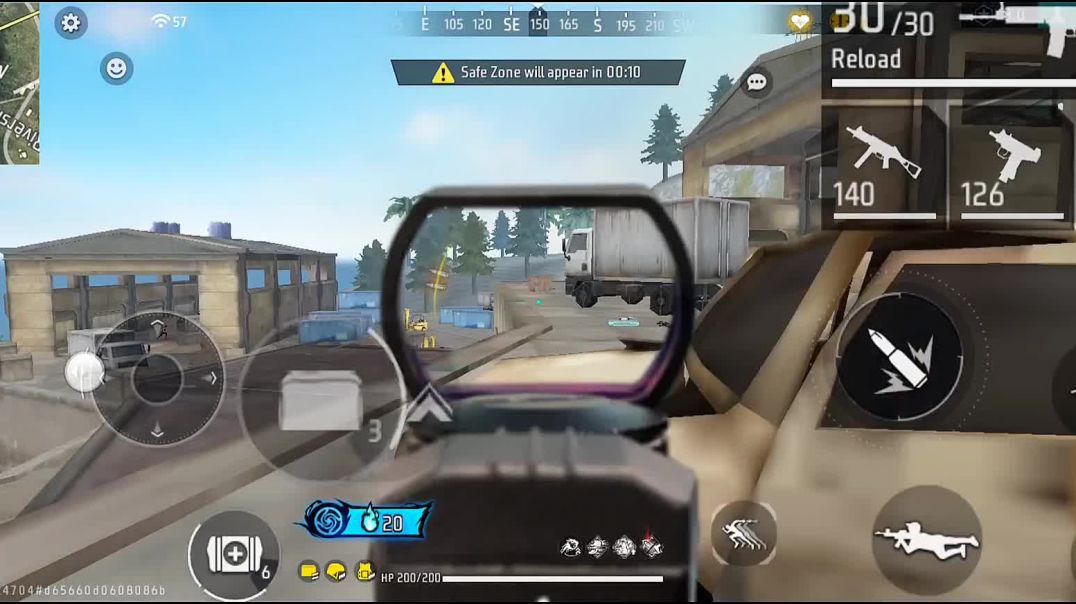 ⁣Free fire rank match