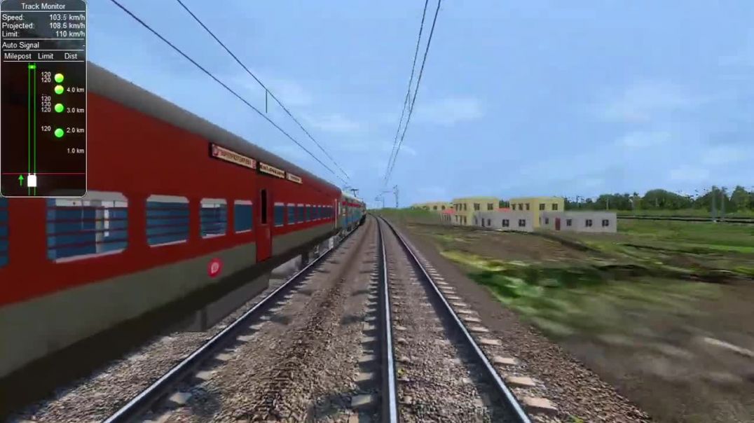 ⁣LHB NEW TRACK SOUNDS JOURNEY IN SOUTH EASTERN RAILWAY MSTS TRAIN SIM PC
