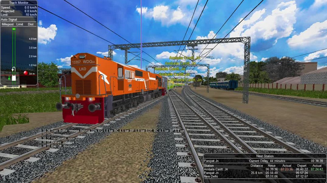⁣Loco reversal wdg3a with duronto express indian train sim pc gameplay