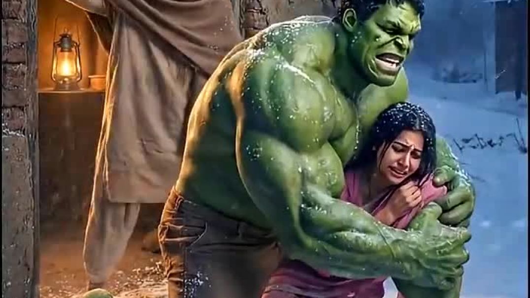 Baap_Ne_Ghar_Se_Nikala__😭___Poor_Hulk_Returns_in_Golden_Helicopter___Sad_Story_🚁__shorts__hulk__ai(7