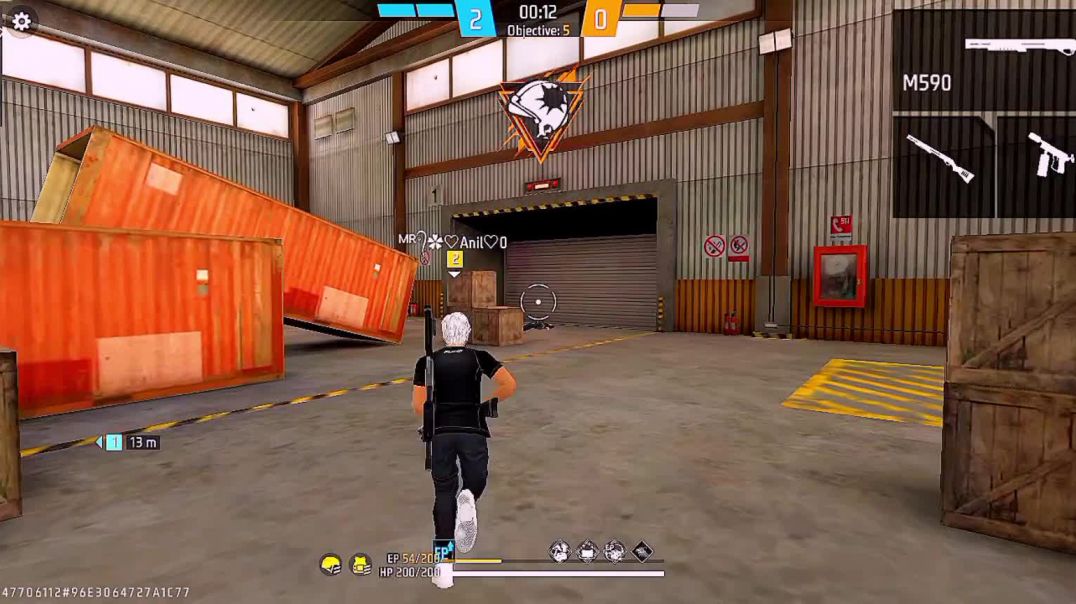 ⁣Garena free fire 🔥 2vs2 lion wolf match best gameplay 😈 |