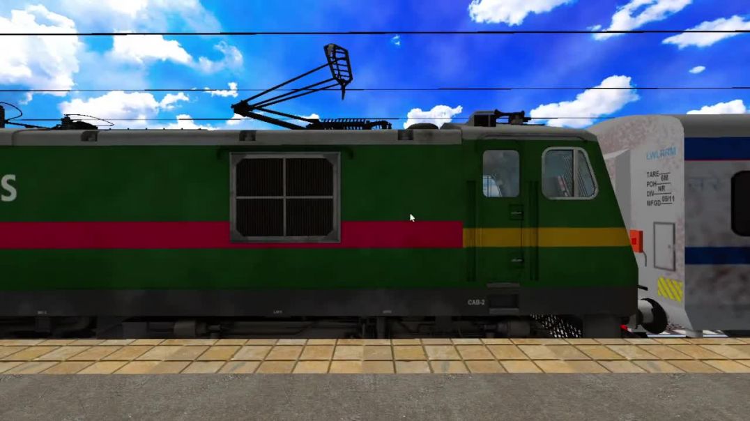 ⁣WAG9 LGD JOURNEY WITH SHATABDI EXPRESS NEW COACHES IN SOUTHERN RAILWAY V1 INDIAN TRAIN SIM PC