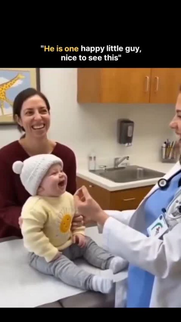 he is happy little guy