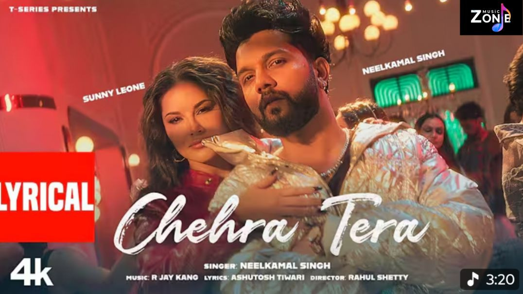 ⁣Chehra  Tera (Lyrical  Video):  Neelkamal Singh |  Sunny  Leone |  R Jay Kang |  Ashutosh |  T-Serie