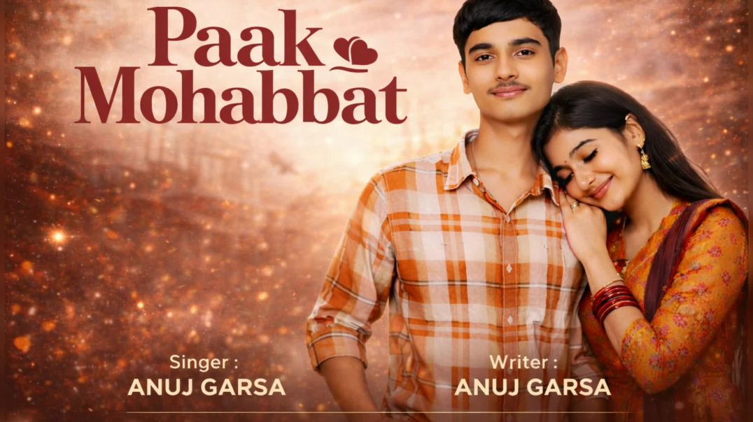 ⁣Paak Mohabbat song by Anuj Garsa New sad song