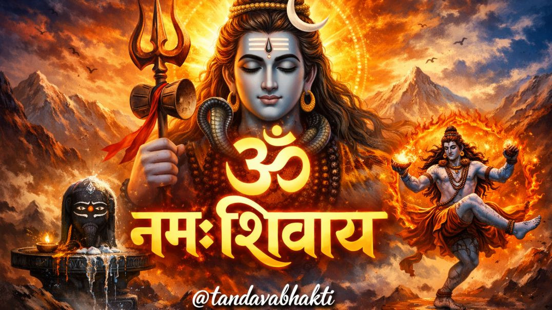 ⁣108 बार ॐ नमः शिवाय _ शांति और शक्ति मंत्र