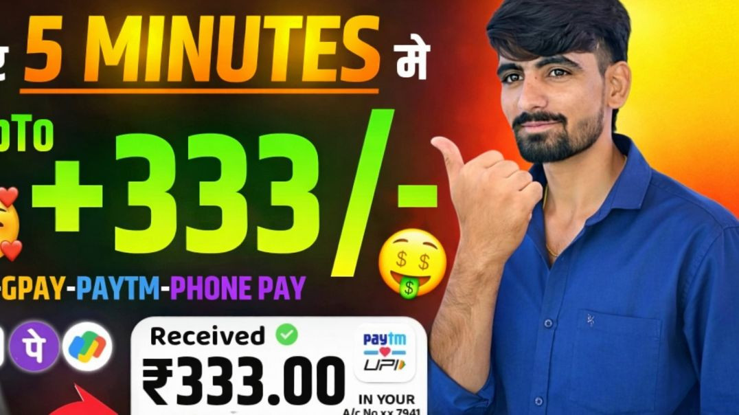 ⁣Best earning upi app . Earning app. #earningapp #money 2026 ka best earning aap.