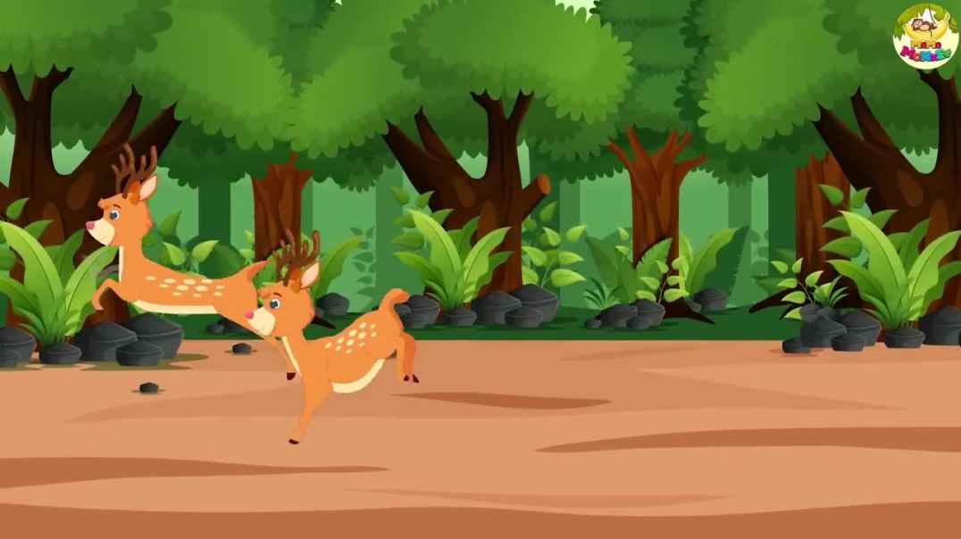 ⁣हाथी राजा कहाँ चले _ Hathi Raja Kahan Chale _ Hindi Nursery Rhymes _ MaMa Monkey(720P_HD)