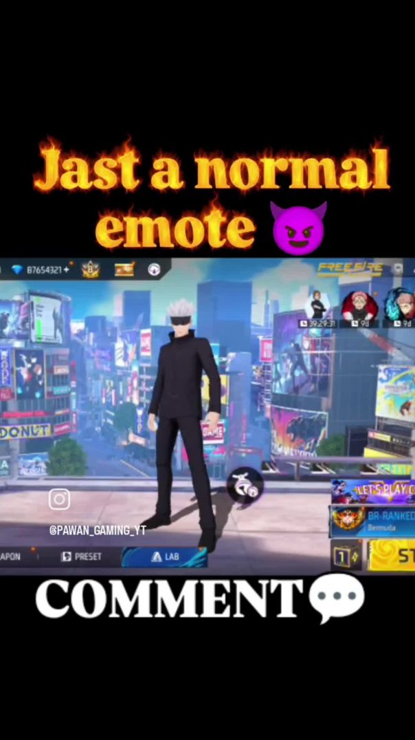 Jast a normal emote😈