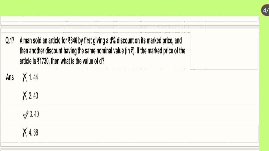 ⁣RRB math shorts tricks