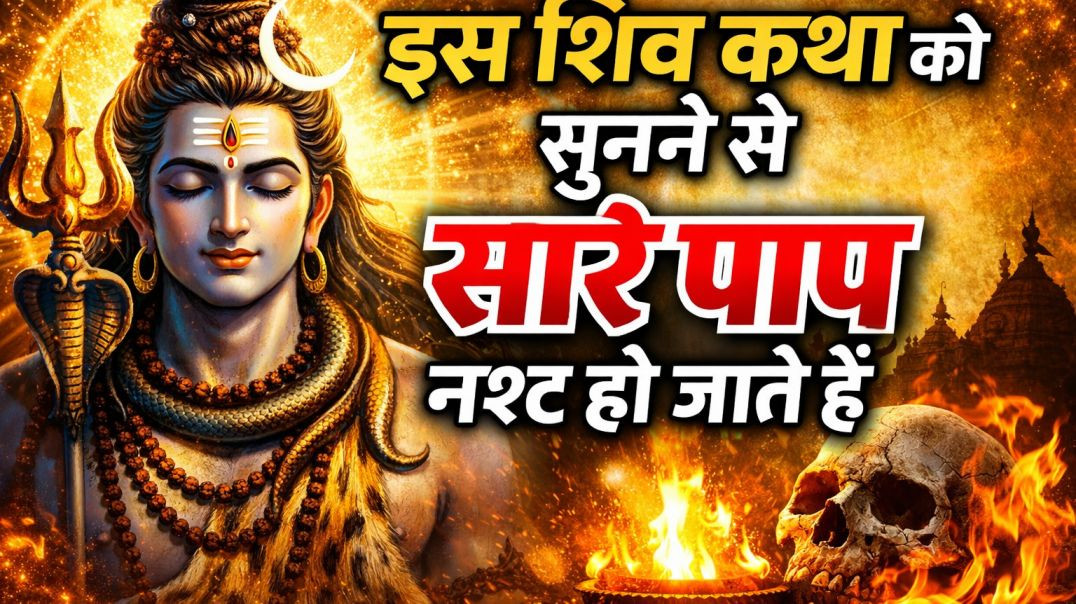 ⁣⁣सुनते ही चमत्कार होगा 😱 | महादेव की कृपा बरसेगी 🙏 | आज की पावन शिव कथा | हर हर महादेव 🔱 #harharmaha