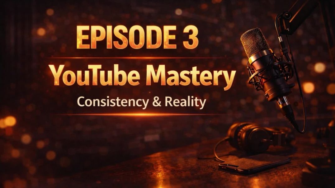 ⁣EPISODE 3 | YouTube Mastery - Consistency & Reality  Podcast Hindi