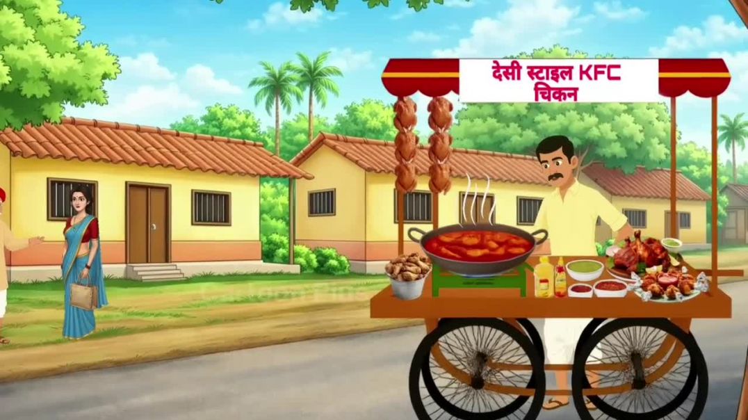 ठेले_पर_बने_देसी_KFC_चिकन___Thele_Par_Bane_Desi_KFC___hindi_kahani___hindi_moral_stories___kahaniyan
