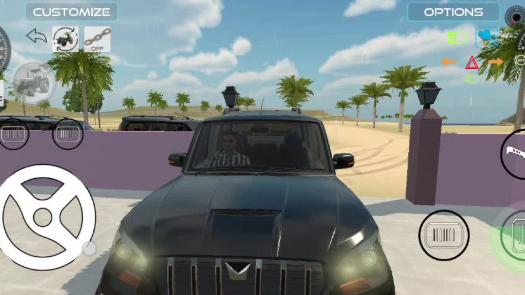 ⁣Indian cars modified scorpio s11 gaming video 📷