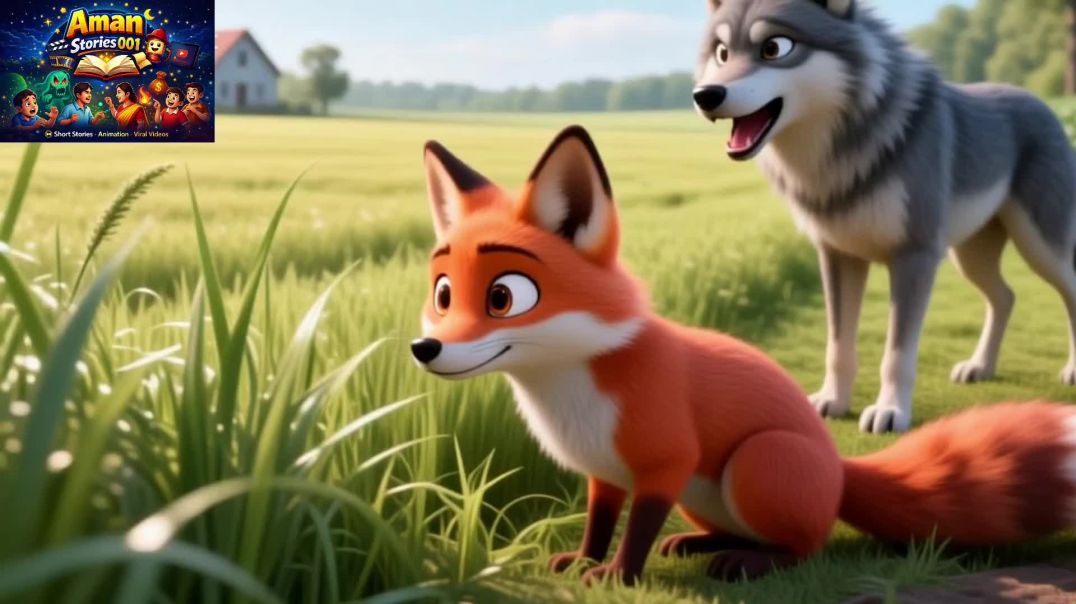 ⁣चतुर लोमड़ी और लालची भेड़िया | Panchatantra Story in Hindi | Moral Story for Kids