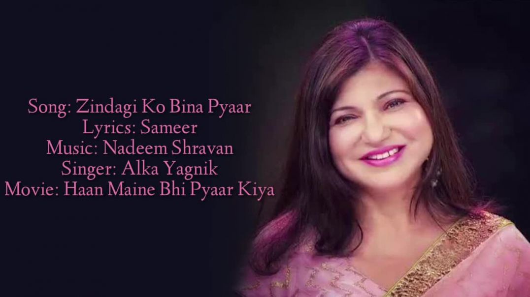 ⁣Zindagi Ko Bina Pyaar,, Alka Yagnik l Haan Maine Bhi Pyaar Kiya l