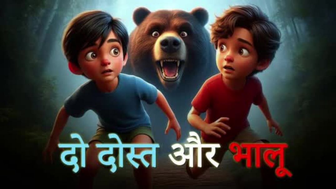 कहानी अच्छी नींद के लिए||दो दोस्त और भालू||