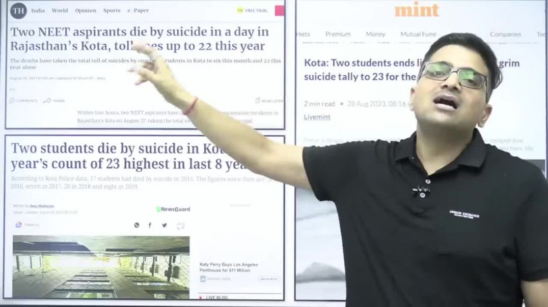 ⁣पता चल गया कोटा में क्यों हो रहे हैं हर दिन सुसाइड __ By Ankit Avasthi Sir(720P (1)