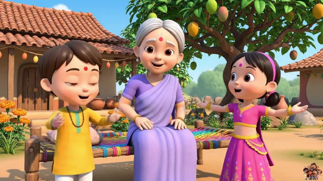 ⁣दादी अम्मा दादी अम्मा मान लो 👵 | Hindi Nursery Rhymes for Kids | 3D Cartoon Song | DK Little Stars