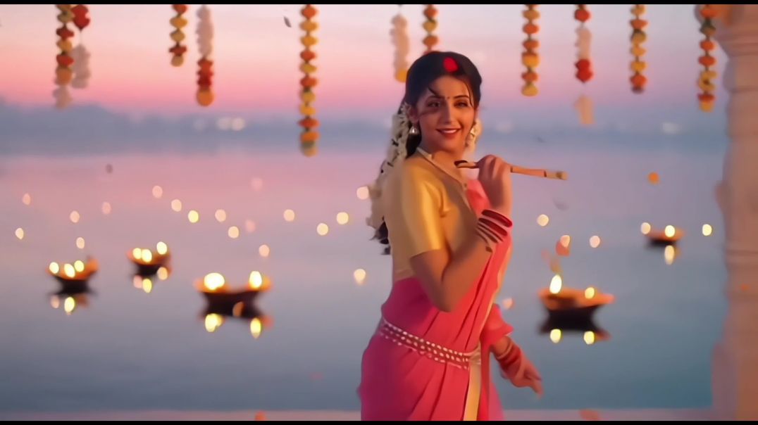 ⁣गुलाबी साड़ी और बिंदिया लाल लाल | Radha Krishna Dance Song | Vrindavan Bhajan 2026