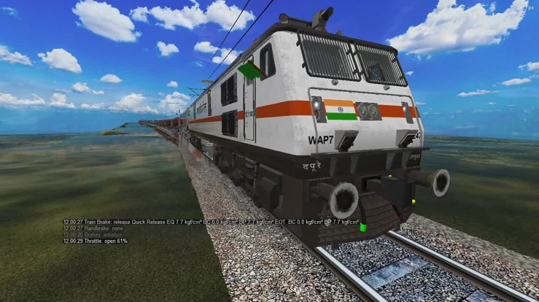 ⁣THE GREAT DAKHSHIN RAILWAY ROUTE JOURNEY IN INDIAN TRAIN SIMULATOR PC MSTS