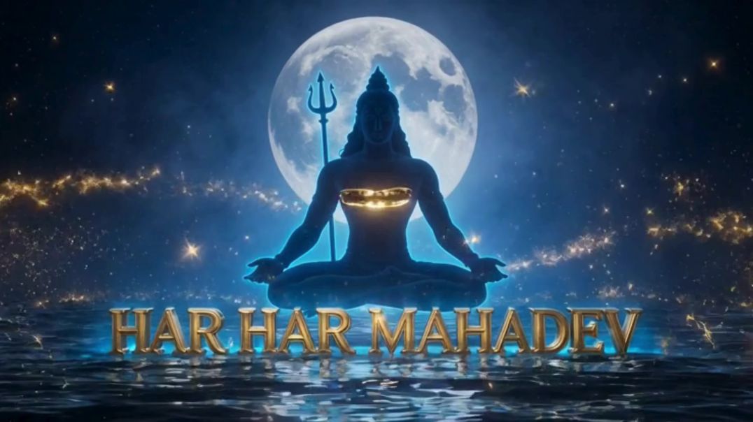 ⁣Har Har Mahadev 🔥 Maha Shivratri 2026 Cosmic Damru Trance 🕉️ #shivratri #shivratrispecial​ #damru