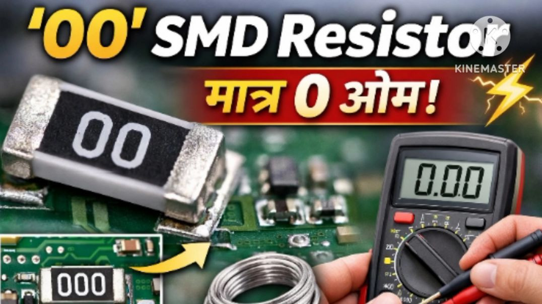 ⁣00 Code SMD resistance kya Raj hai