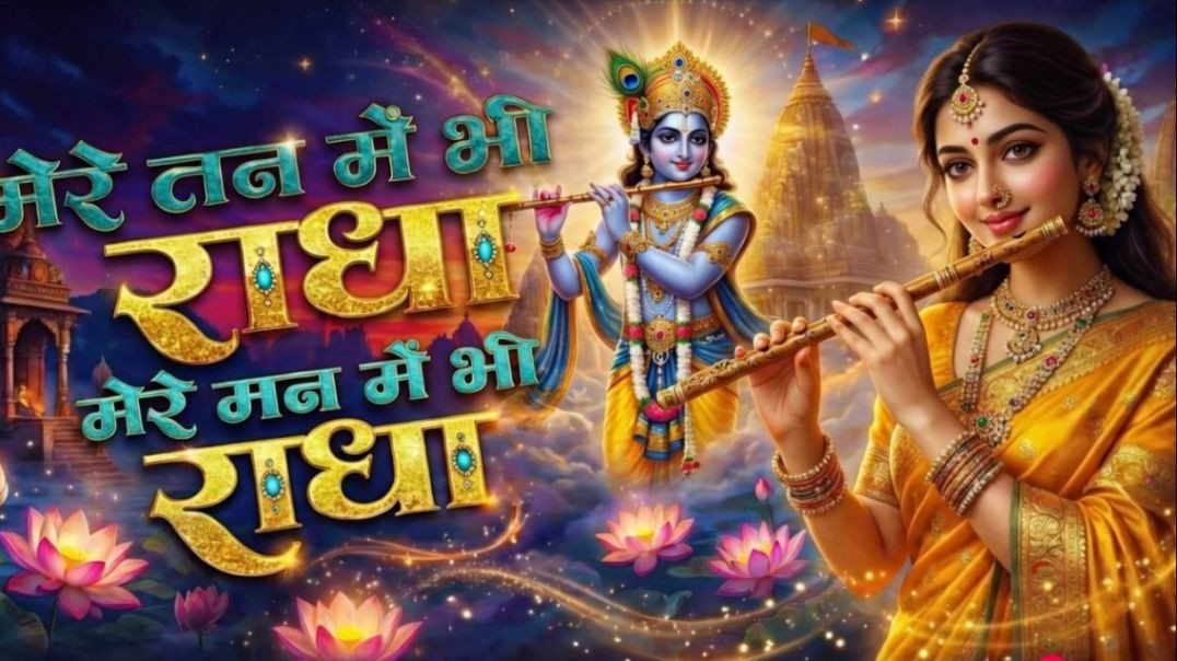 ⁣मेरे तन में भी राधा मेरे मन में भी राधा | Radha Bhajan | Radha Naam Jap | Premanand ji Maharaj | 1 H