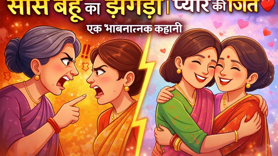 ⁣सास बहू का झगड़ा और प्यार की जीत ❤️ | Emotional Family Moral Story