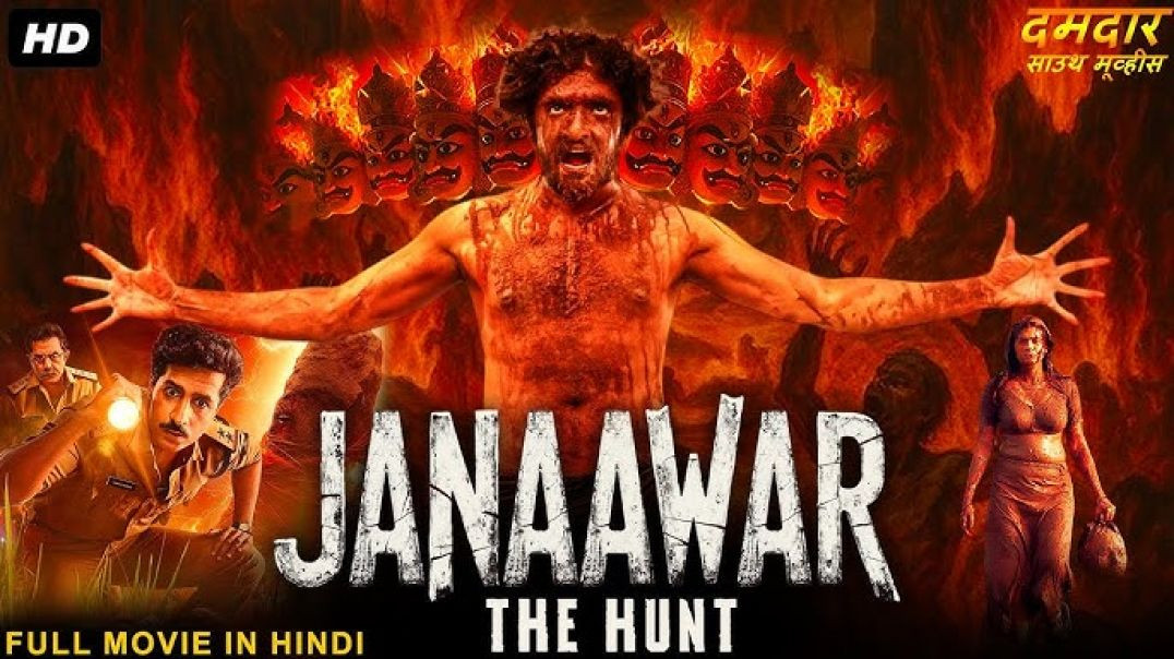⁣JANAAWAR_ THE HUNT South Movie Hindi Dubbed _ Vasishta N