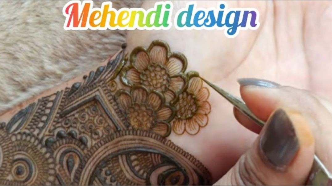 ⁣Stylish Latest Mehendi Design।।Teej festival mehendi design।। ।।_Karwa Chauth”Mehendi।।