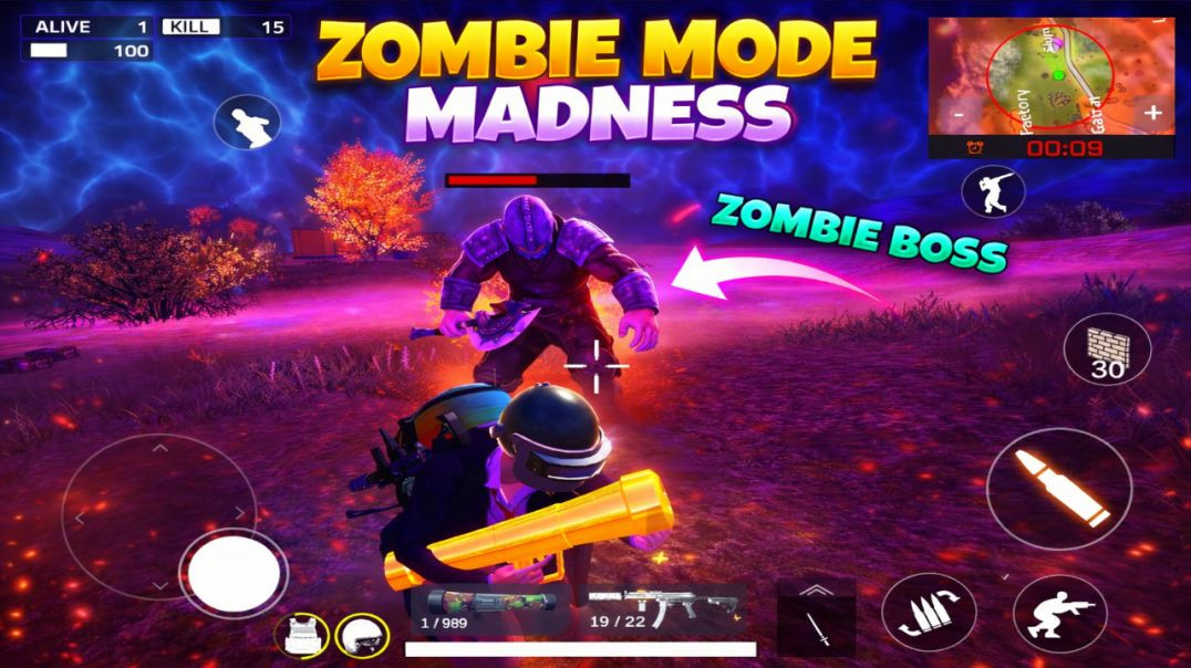 Zombie Boss Battle 🔥 | Zombie Mode Madness Gameplay 😱