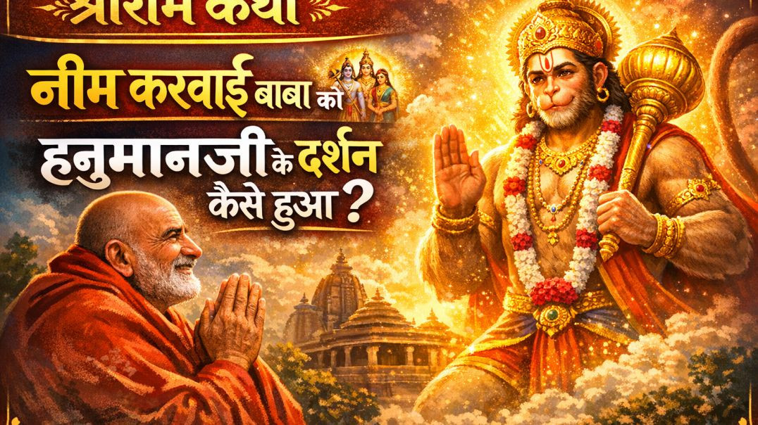 ⁣नीम  करवली  बाबा की  कथा  नीम  करवली बाबा ने कैसे किया हनुमान(720P_