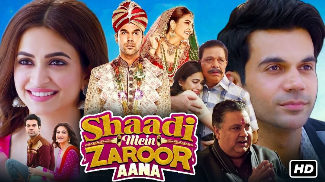 ⁣Shaadi Mein Zaroor Aana Full Movie With English Subtitle - Rajkumar Rao_ Kriti(1080P_HD)