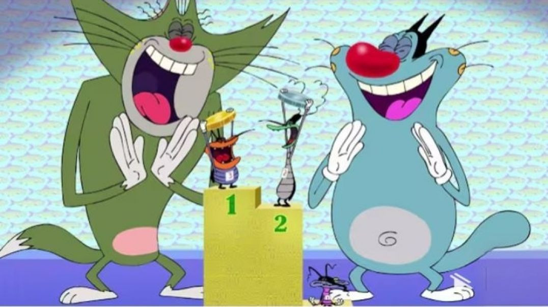 ⁣हिंदी Oggy and the Cockroaches - Cartoon Galaxy (S04E26) - Hindi Cartoons for Kids(720P_HD)