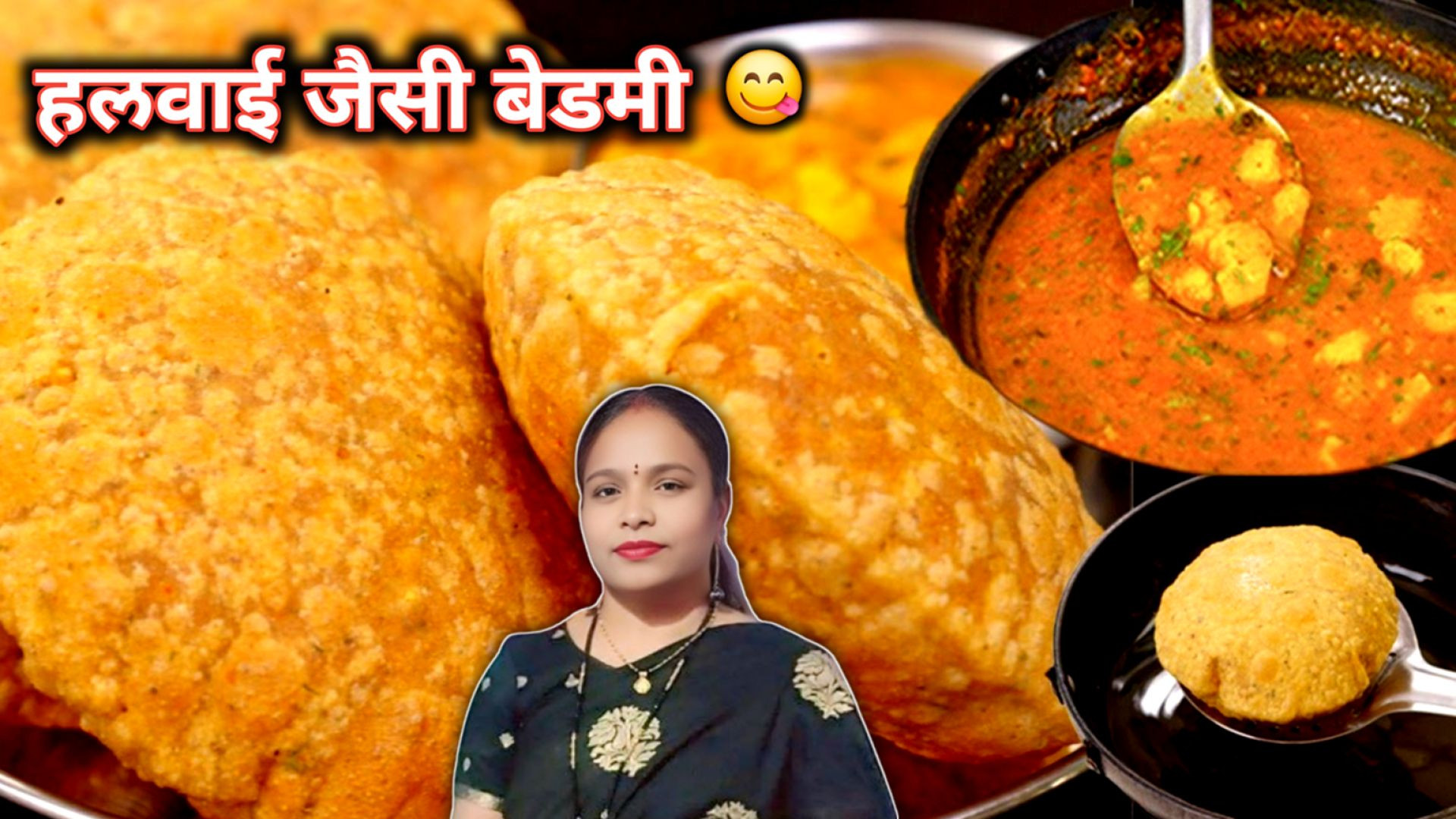 ⁣Halwai Style Bedmi Puri 😋 Crispy Stuffed Poori _ QUICK Breakfast Recipe #shorts
