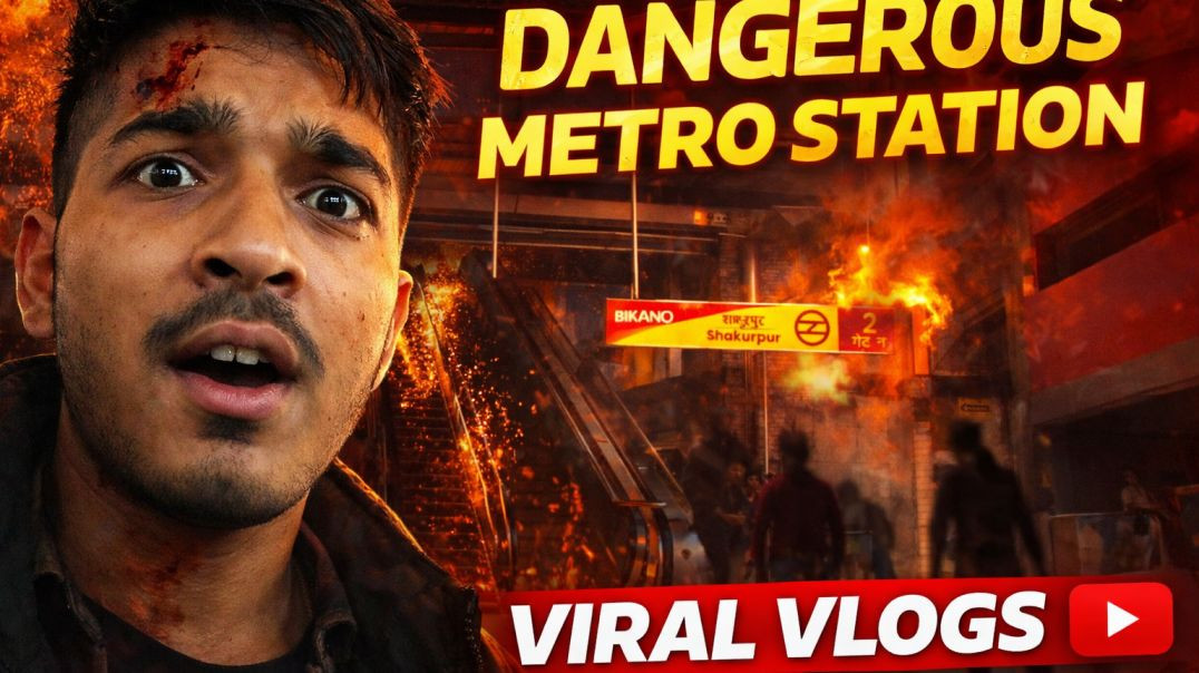 ⁣2026 Dangerous Metro Station Visit 😱 | New Daily Vlog | Sachin Rajput Vlogs