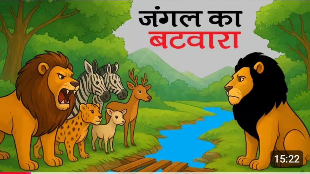 ⁣जंगल का बँटवारा | Jungle Ka Batwaran | Animal Story |जंगल का कानून |  | Hindi Kahani