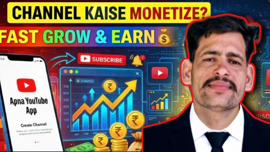 ⁣Apnatube channel ko monetize kaise karen | Apnatube Wala Baba