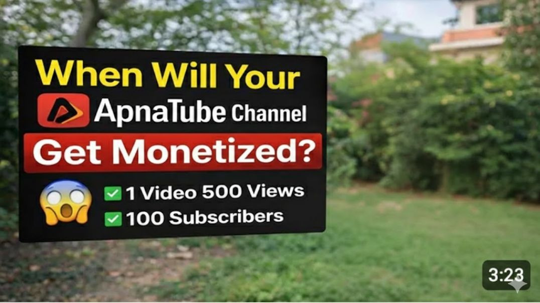 ⁣Apnatube monetization kese kare live monetization