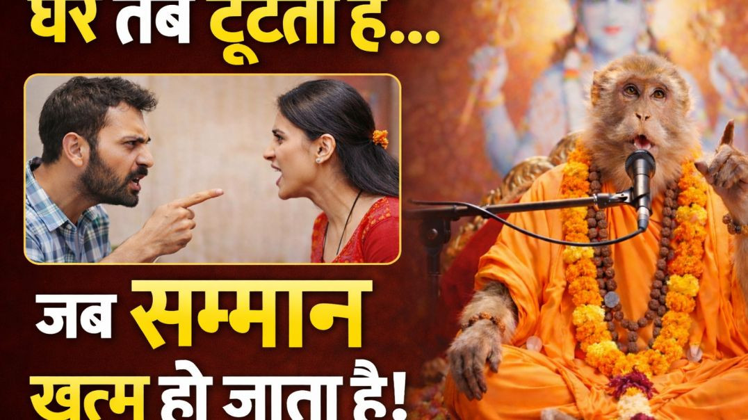 ⁣घर तब टूटता है जब सम्मान खत्म हो जाता है | पति-पत्नी रिश्तों पर शक्तिशाली प्रवचन | हिंदी सत्संग |#[1