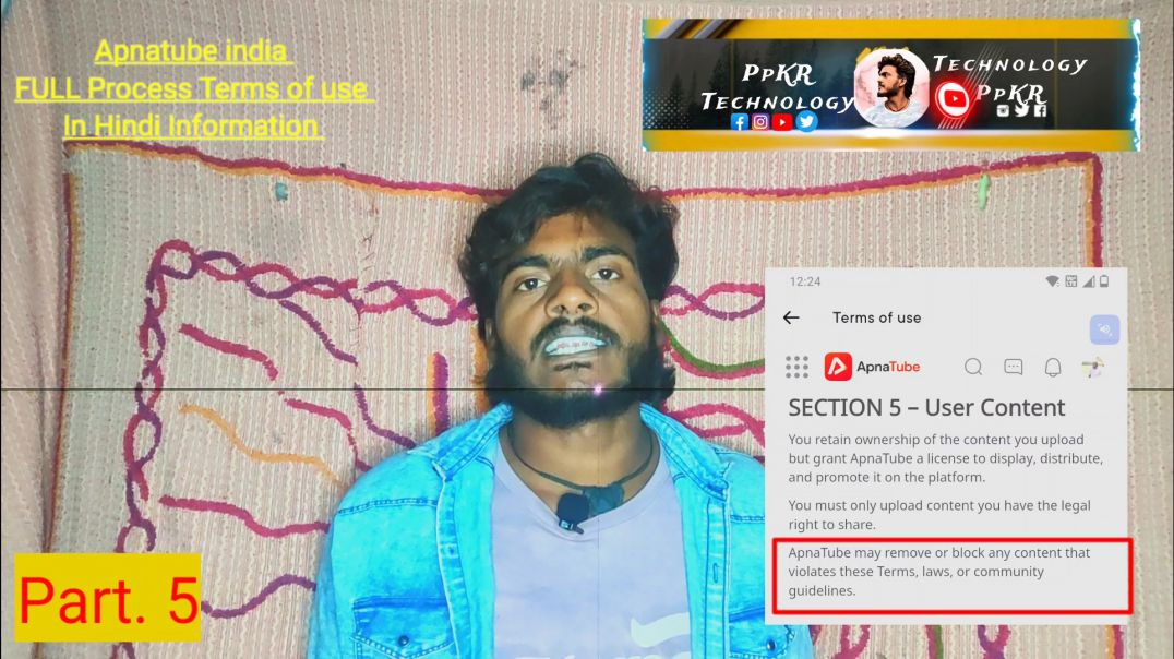 ⁣Section 5 - User Content | Kya hi User Content 🤔🤫 apnatube | Terms of use| How to Users content #ind