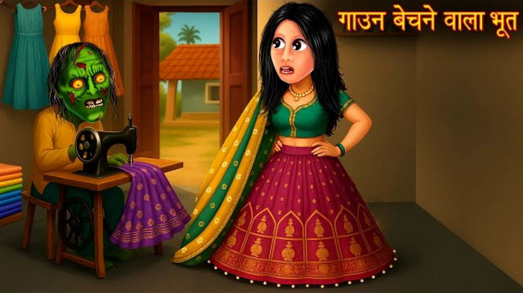 ⁣Gown Bechne Wala Bhoot _ गाउन बेचने वाला भूत _ Hindi Stories _ Hindi Kahaniya _ Bhootiya Kahaniya