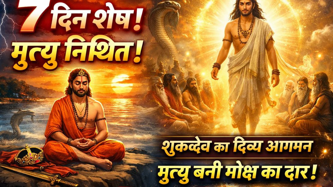 “सात दिन में मृत्यु निश्चित! गंगा तट पर राजा परीक्षित का महात्याग और शुकदेव का दिव्य आगमन | श्रीमद्भ